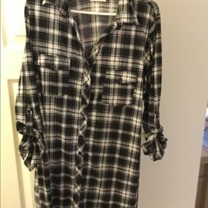 Women’s plus size plaid dress